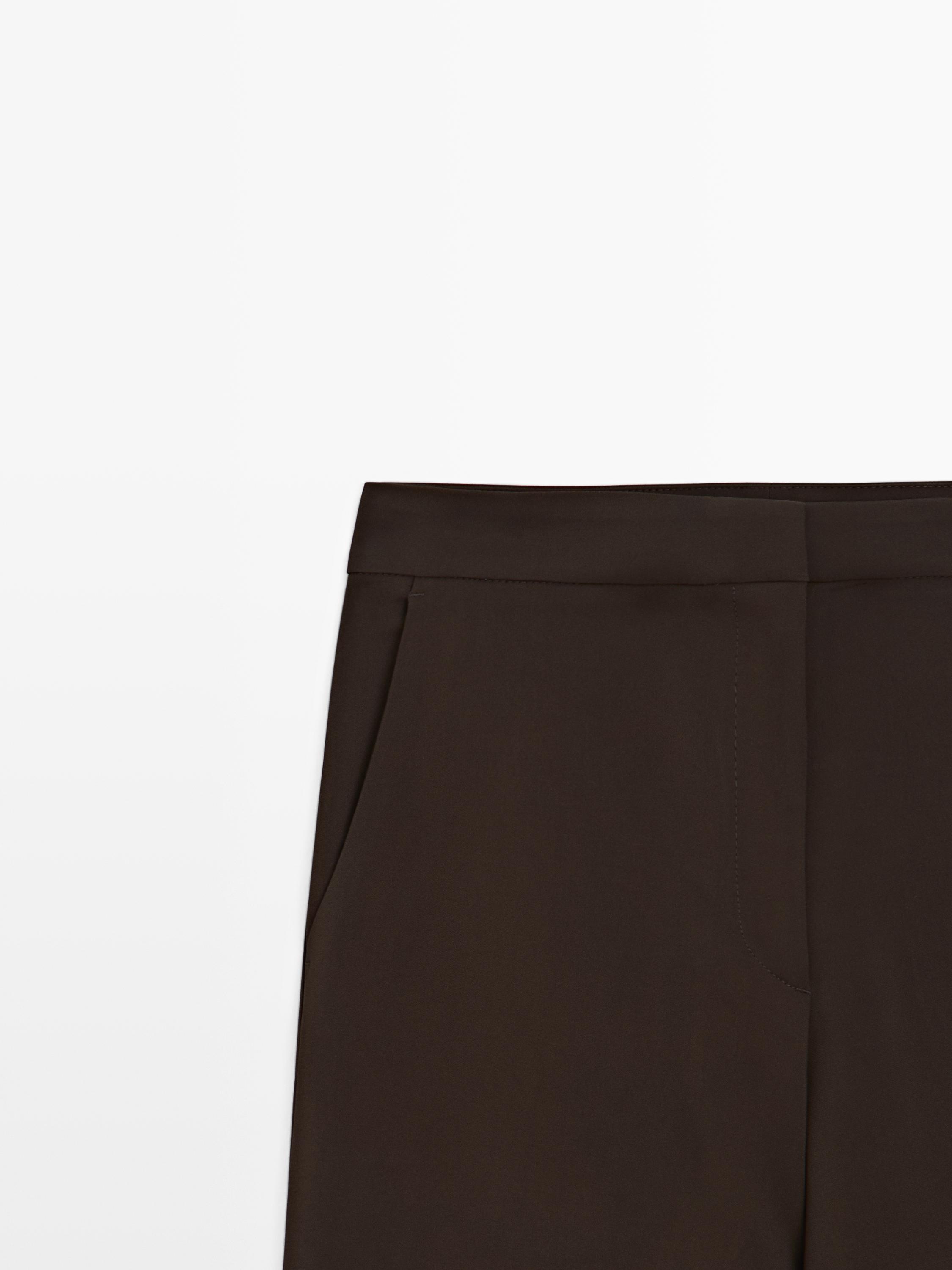 Formal wide-leg trousers